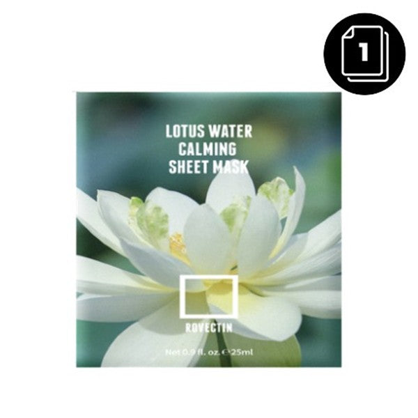 ROVECTIN Clean Lotus Water Calming Sheet Mask 25ml x 5