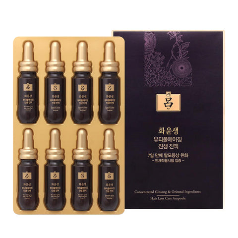 RYO Hwayoonsaeng Beautiful Aging Hair Loss Care Ampoule 20ml x 8pcs