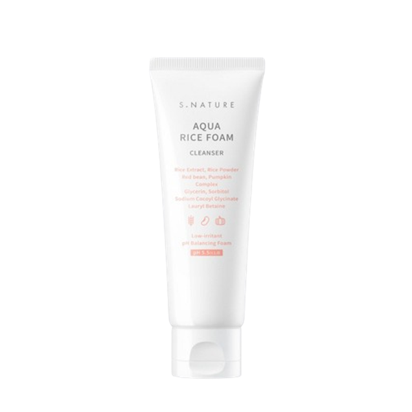 S.NATURE Aqua Rice Foam Cleanser 80ml