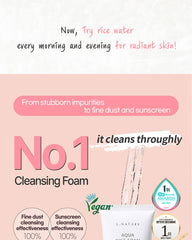 S.NATURE Aqua Rice Foam Cleanser 80ml