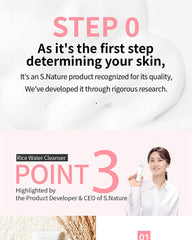 S.NATURE Aqua Rice Foam Cleanser 80ml