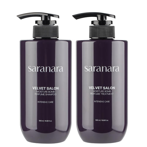 SARANARA Velvet Salon Moisture Bomb Perfume (Shampoo & Treatment)