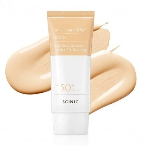 SCINIC Enjoy Foundation Skip Tone Up Sun Cream (SPF50+ PA++++) 50g