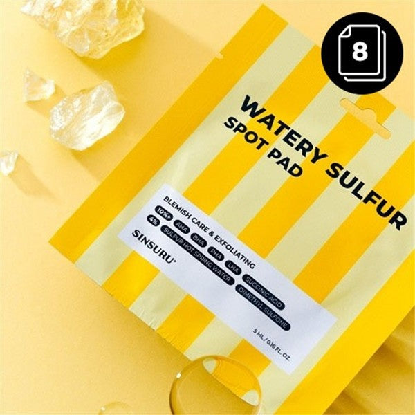 SINSURU Watery Sulfur Spot Pad 5ml x 8