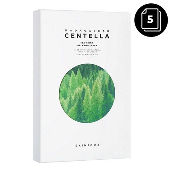 SKIN1004 Madagascar Centella Tea-Trica Relaxing Mask 24ml × 5 24ml x 5