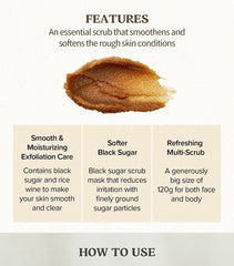 SKINFOOD Black Sugar Perfect Essential Scrub 2X 210g