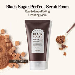 SKINFOOD Black Sugar Perfect Scrub Foam 180g