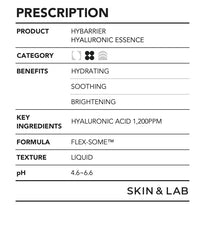 SKIN&LAB Hybarrier Hyaluronic Essence 50ml