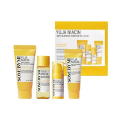 SOME BY MI Yuja Niacin Anti-Blemish Starter Kit Cleanser 30ml, Toner 30m