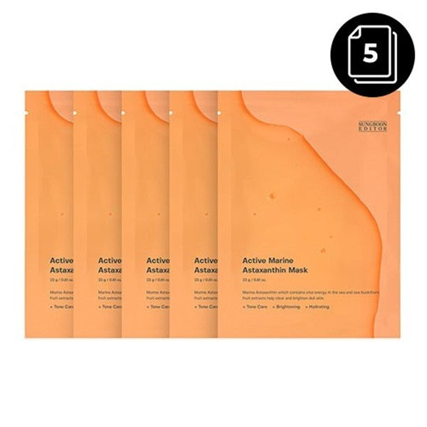 Sungboon Editor Active Marine Astaxanthin Mask 23ml x 5