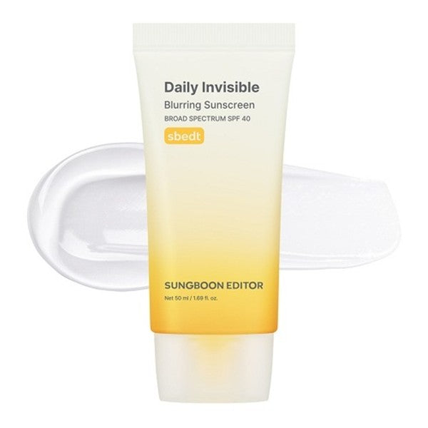 Sungboon Editor Daily Invisible Blurring Sunscreen SPF 40 PA+++ 50ml