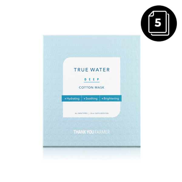 Thank You Farmer True Water Deep Cotton Mask (5 Sheets)