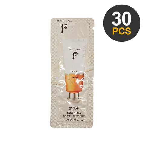 THE HISTORY OF WHOO Gongjinhyang Essential UV Protective Cream 1ml x 30pcs