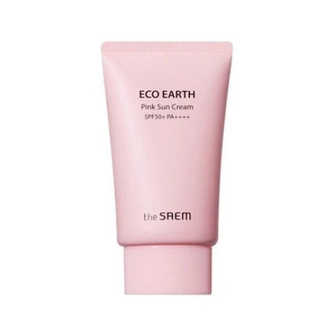 THE SAEM Eco Earth Pink Sun Cream SPF50+ PA++++ 50g