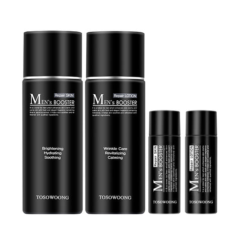 TOSOWOONG Men's Booster Repair Skincare Set (2-Types)
