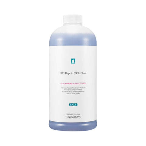 TOSOWOONG SOS Repair Cica Clinic Blue Marine Bubble Toner 1000ml
