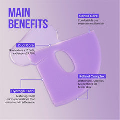 Tovegan Colorfood Series Purple Berry Retinol Gel Mask 30g x 4