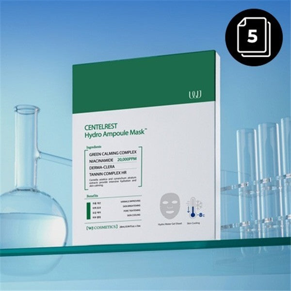WJ Centelrest Hydro Ampoule Mask 28ml × 5 28ml x 5