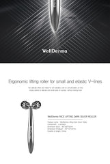 WellDerma Face Lifting Roller Dark Silver 1 piece
