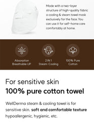 WellDerma Face Steam & Cooling Towel