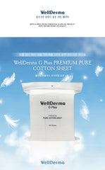 WellDerma G Plus Premium Cotton Sheet 165 pcs