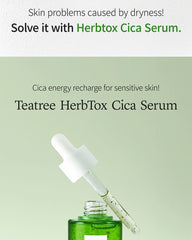 WellDerma Herb Tox Cica Serum 50ml & Mini Roller 1ea