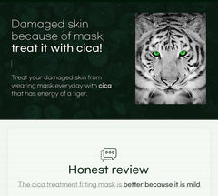 WellDerma Premium Cica Treatment Repair Fitting Mask 4 sheets