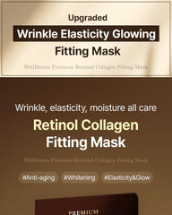 WellDerma Premium Retinol Collagen Lifting Restore Fitting Mask (4 Sheets)