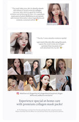 WellDerma Premium Sapphire Collagen Impact Fitting Mask 4 masks