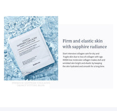 WellDerma Premium Sapphire Collagen Impact Fitting Mask 4 masks
