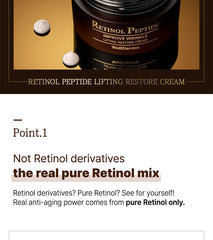 WellDerma Retinol Peptide Lifting Restore Cream 50g