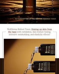 WellDerma Retinol Peptide Lifting Restore Essence Toner 150ml