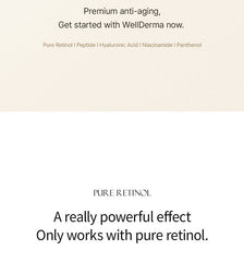 WellDerma Retinol Peptide Lifting Restore Emulsion 120ml