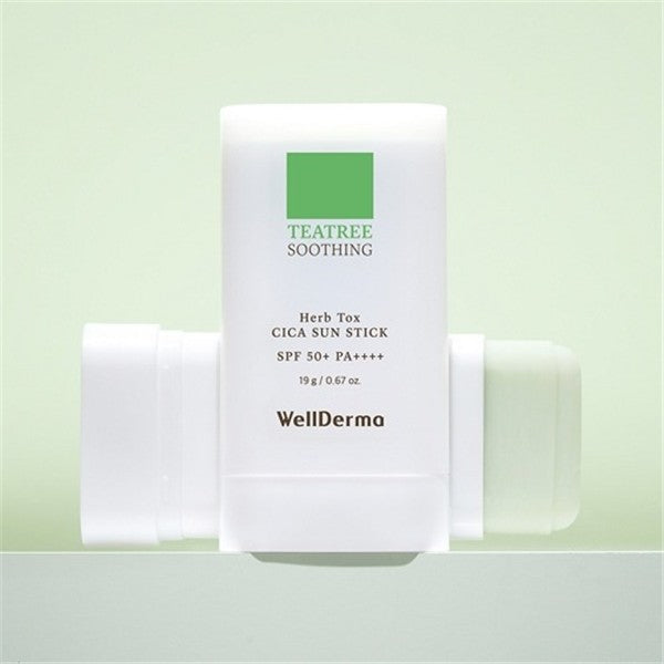WellDerma Tea Tree Herb Tox Cica Sun Stick 19g
