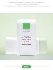 WellDerma Tea Tree Herb Tox Cica Sun Stick 19g