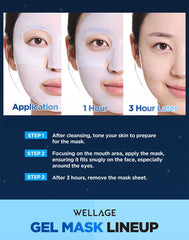 Wellage Hyper Peptide Firming Booster Collagen Mask (5 Sheets)