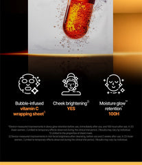 Wellage Hyper Toning Vita C Bubble Mask 5 masks
