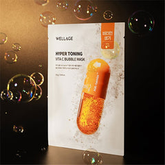 Wellage Hyper Toning Vita C Bubble Mask 5 masks