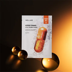 Wellage Hyper Toning Vita C Bubble Mask 5 masks