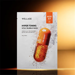 Wellage Hyper Toning Vita C Bubble Mask 5 masks