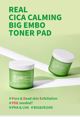 Wellage Real Cica Calming Big Embo Toner Pad 70ea