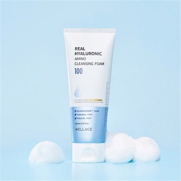 Wellage Real Hyaluronic Amino Cleansing Foam 150ml