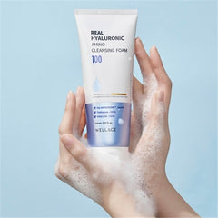 Wellage Real Hyaluronic Amino Cleansing Foam 150ml