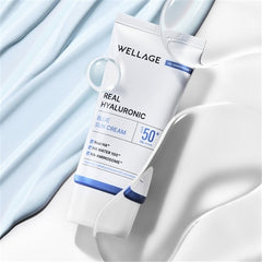 Wellage Real Hyaluronic Blue Sun Cream SPF 50+ PA++++ 50ml