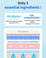 Wellage Real Hyaluronic Blue Toner Pad 70 Pads