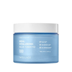 Wellage Real Hyaluronic Blue Toner Pad 70 Pads