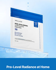 Wellage Real Hyaluronic Glow Booster PDRN Mask (5 sheets)