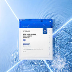 Wellage Real Hyaluronic Glow Booster PDRN Mask (5 sheets)