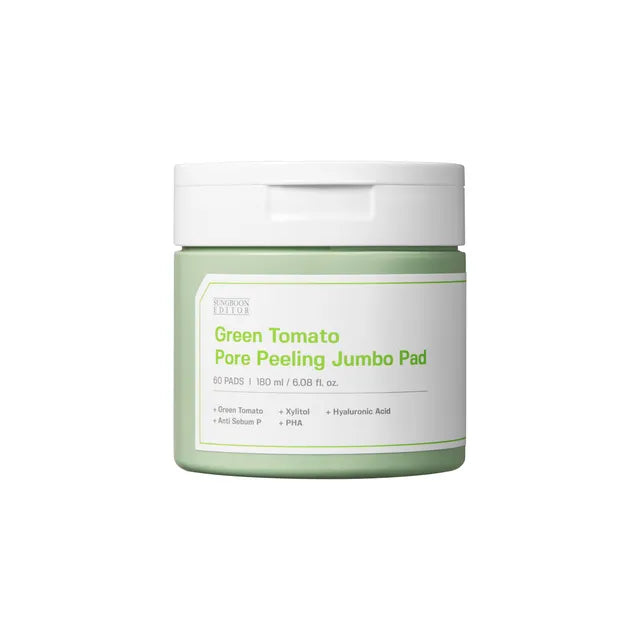 SUNGBOON EDITOR Green Tomato Pore Peeling Jumbo Pad 60ea 180ml