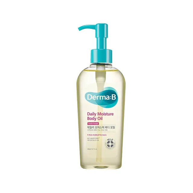 Derma:B  Daily Moisture Body Oil 200ml (Fresh Peach)